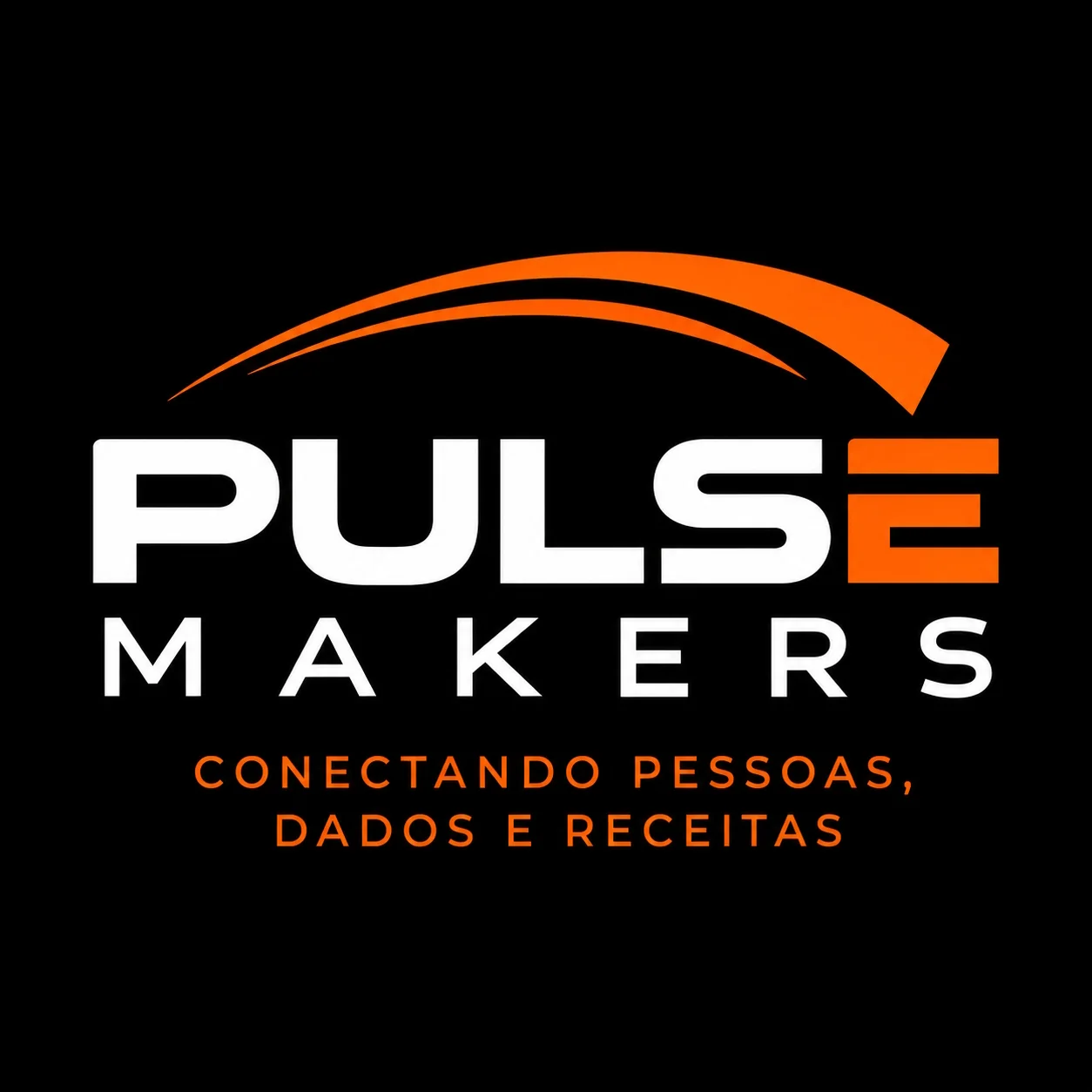 Logotipo Pulse Makers — conectando pessoas, dados e receitas